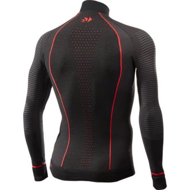 Maglia Termica Moto Black/red Six2 Unisex